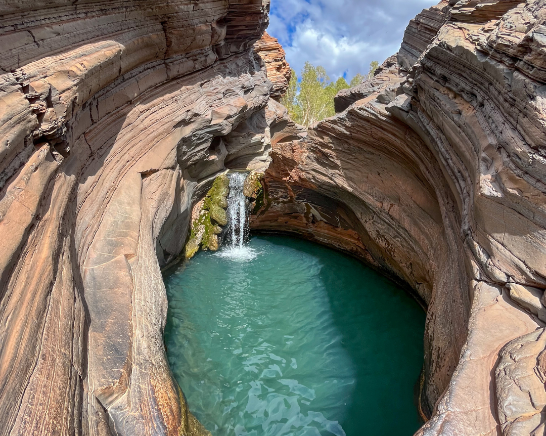 Swimming hole at Karijini National Park, Australia