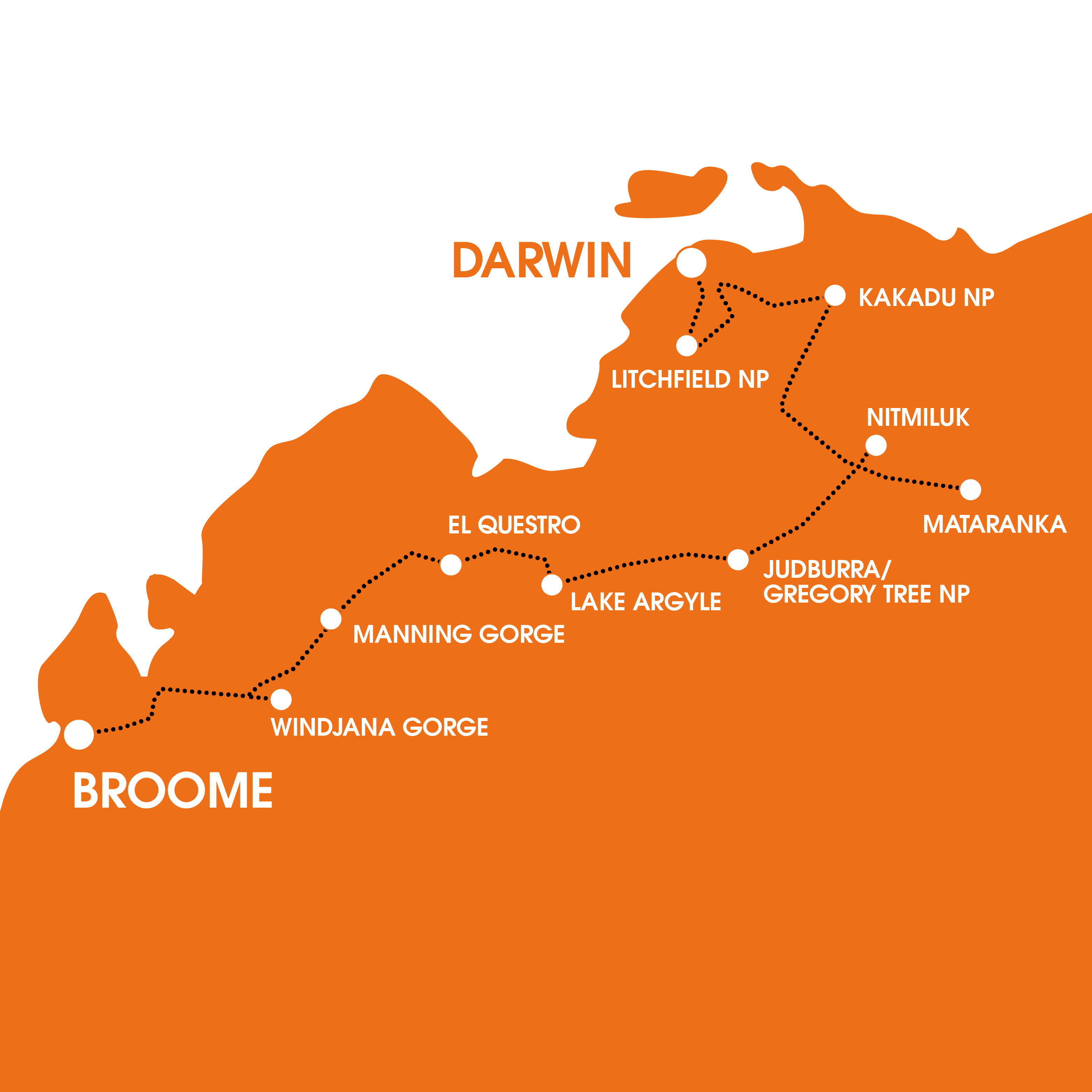 bus tours from darwin to broome