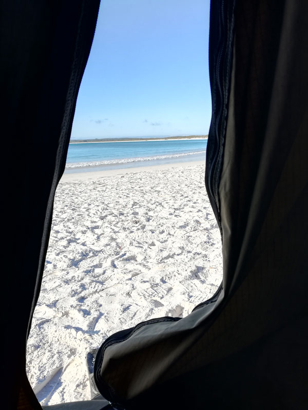 Easy Bay campground is a beautiful spot, but don't go here with a trailer! One of the best free camps in the South West of Western Australia