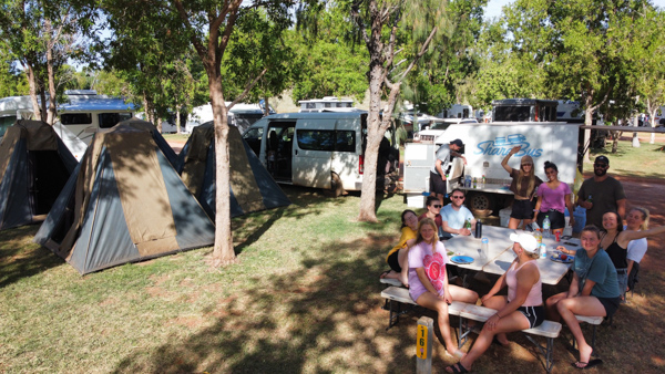 caravan park camping in Australia